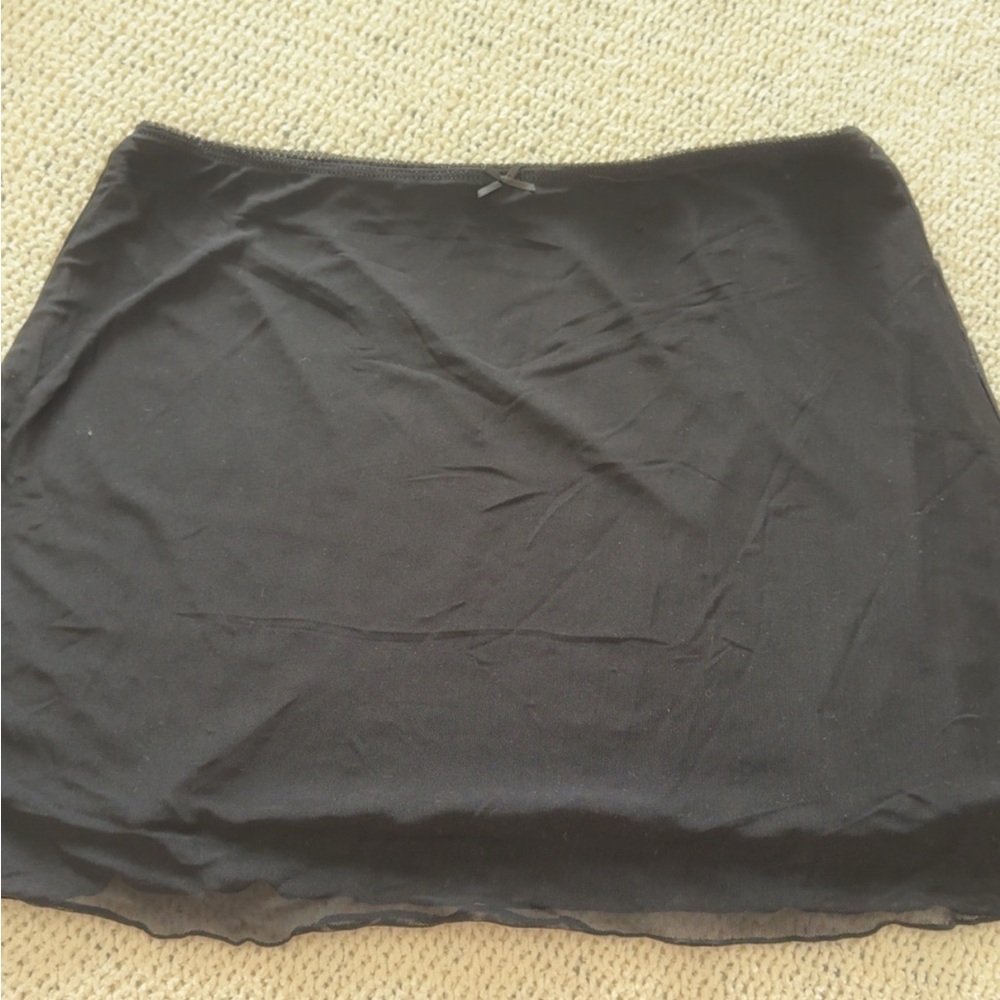 Brandy Melville Black Mini Skirt